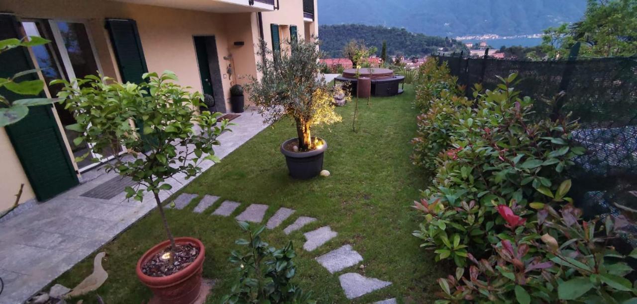 Magic Garden With Jacuzzi-Pool And Luxury Lake Como View Lenno Exterior photo